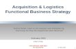 Acquisition & Logistics Functional Business Strategy
