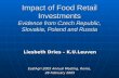 Impact of Food Retail Investments Evidence from Czech Republic, Slovakia, Poland and Russia