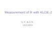 Measurement of R with KLOE-2