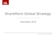 SharePoint Global  Strategy
