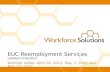 EUC Reemployment Services   updated 5/16/2012