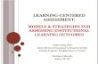 Models & Strategies for Assessing Institutional learning outcomes