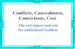 Conflicts, Concealment, Convictions, Cost