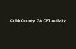 Cobb County, GA CPT Activity