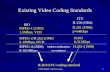 Existing Video Coding Standards