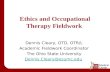 Ethics and Occupational Therapy Fieldwork