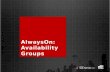 AlwaysOn: Availability Groups