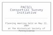 PACSCL Consortial Survey Initiative