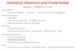 Statistical Alignment and Footprinting Rutgers – DIMACS 27.4.09