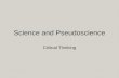 Science and Pseudoscience