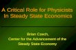 Brian Czech, Center for the Advancement of the  Steady State Economy