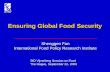 Ensuring Global Food Security