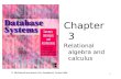 Chapter 3 Relational algebra and calculus