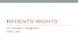 Patients’ rights