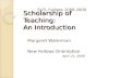 Scholarship of Teaching:  An Introduction