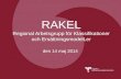 RAKEL Regional Arbetsgrupp för Klassifikationer och  ErsättningsmodelLer