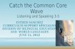 Catch the Common Core Wave   Listening and Speaking 3-5