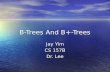 B-Trees And B+-Trees