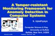 A Tamper-resistant Monitoring Framework for Anomaly Detection in Computer Systems