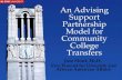 An Advising Support Partnership Model for Community College Transfers