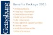 Benefits Package 2013