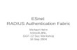 ESnet  RADIUS Authentication Fabric