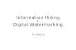Information Hiding & Digital Watermarking