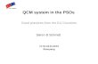 QCM system in the  PSOs