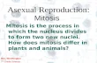 Asexual Reproduction: