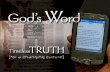 God’s Word: Timeless Truth for a Changing Culture (1 Corinthians 2) POWER WISDOM SPIRIT