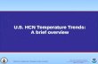 U.S. HCN Temperature Trends: A brief overview