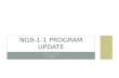 NG9-1-1 Program Update