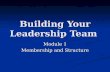 Building Your Leadership Team