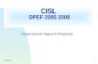 CISL  DPEF 2005 2008