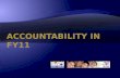 Accountability in FY11