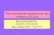 The Ontological argument for the existence of God