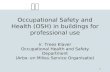 OSH Legislation, Guidelines and Standards