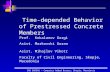 Time-depended Behavior of Prestressed Concrete Members