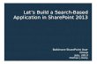 Let’s Build a Search-Based Application in SharePoint 2013