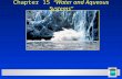 Chapter 15  “Water and Aqueous Systems”