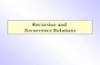 Recursion and  Recurrence Relations