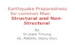Earthquake Preparedness for common Man:  Structural and Non-Structural