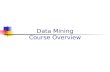 Data Mining Course Overview