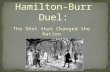 Hamilton-Burr Duel: