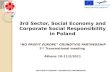 3rd Sector, Social Economy and Corporate Social Responsibility in Poland
