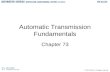 Automatic Transmission Fundamentals