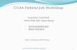 CCAA Federal Job  WorkShop Lessons Learned  from Fed Job Searching usajobs Best Practice