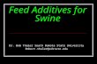Feed Additives for Swine