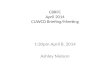 CBRFC April 2014 CUWCD Briefing/Meeting