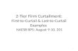 2-Tier Firm Curtailment: First-to-Curtail & Last-to-Curtail Examples   NAESB BPS: August 9-10, 201